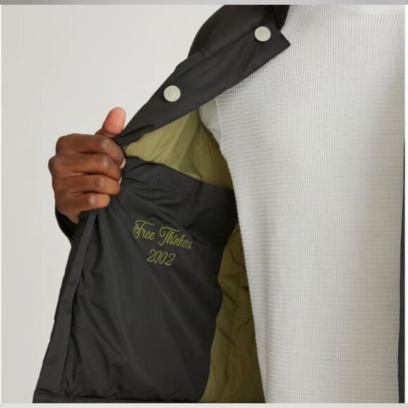 Hudson Jeans Mens Quilted Puffer Trucker Jacket - Picture 4 of 5